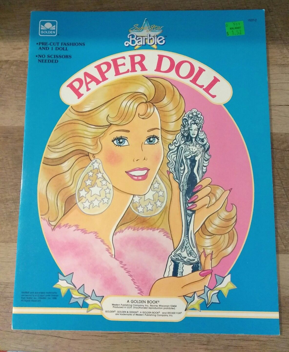 LOT OF 15BARBIE PAPER DOLL DOLLS BOOKS UNUSED GOLDEN MATTEL 1986-1993