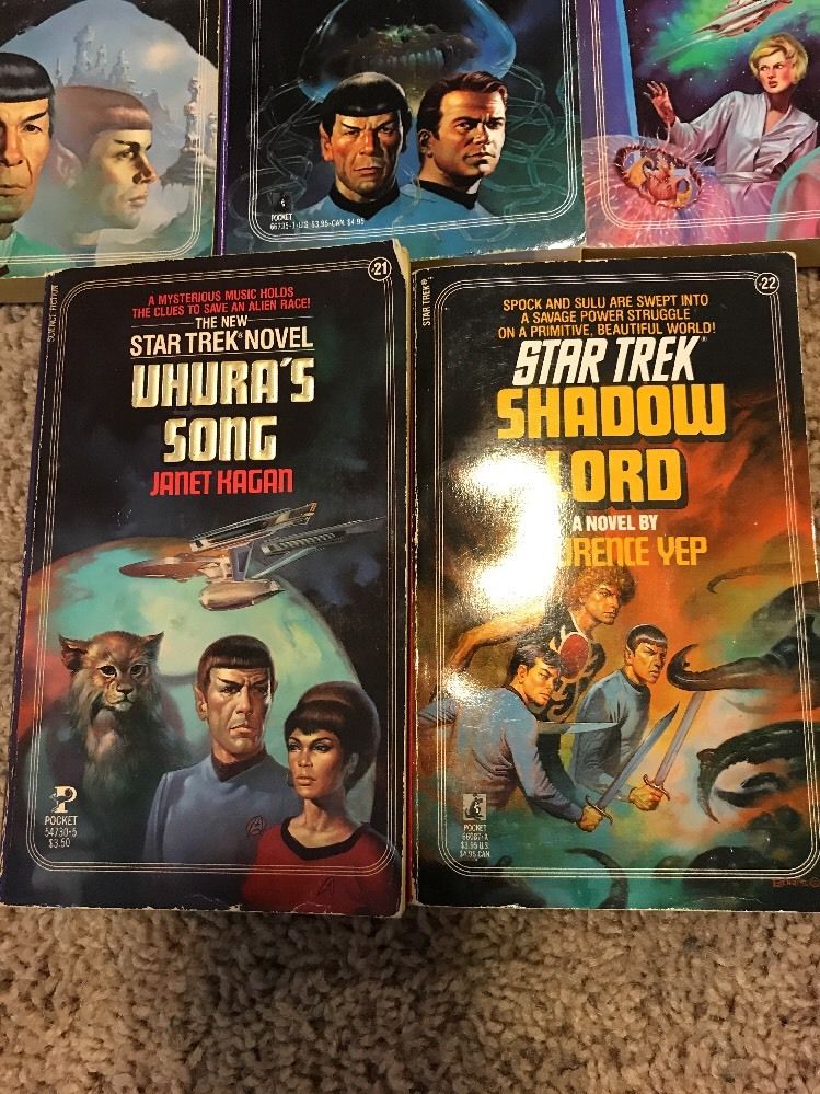 Lot 5 Different Star Trek Books Original Series PB 11, 13, 14, 21, 22 See Pics