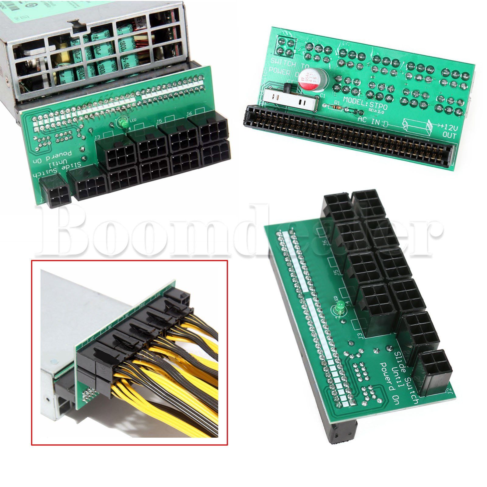 Dps-1200fb/qb a power supply Breakout Adapter Board for Ethereum mining ZEC ETH