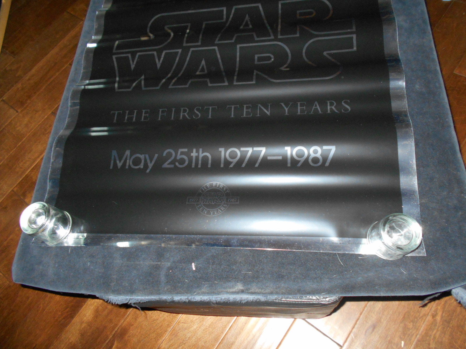 Star Wars 10th Anniversary Original Rolled One Sheet Movie Poster Mylar