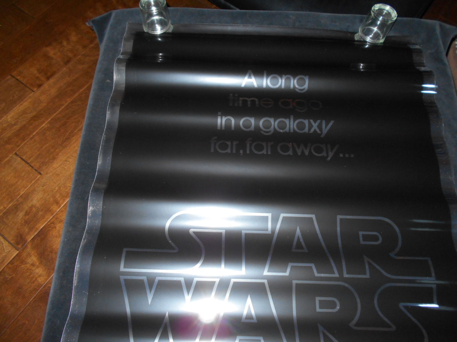 Star Wars 10th Anniversary Original Rolled One Sheet Movie Poster Mylar