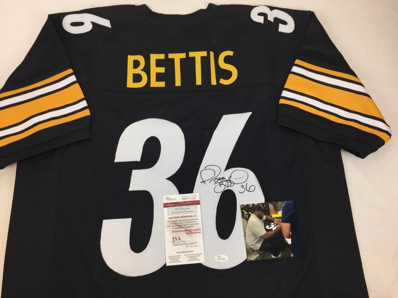 Jerome Bettis signed autographed jersey Steelers football autograph auto Jsa coa