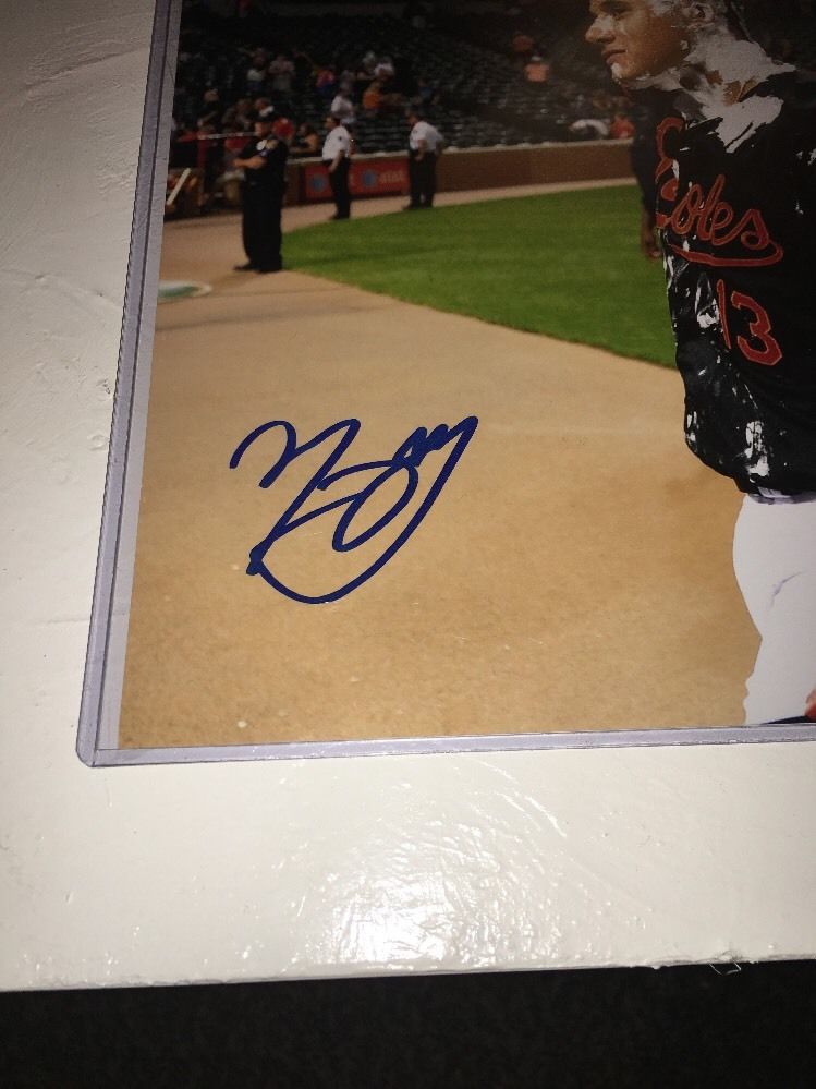 Manny Machado Orioles Baseball Autographed Auto 8x10 Photo PSA #6