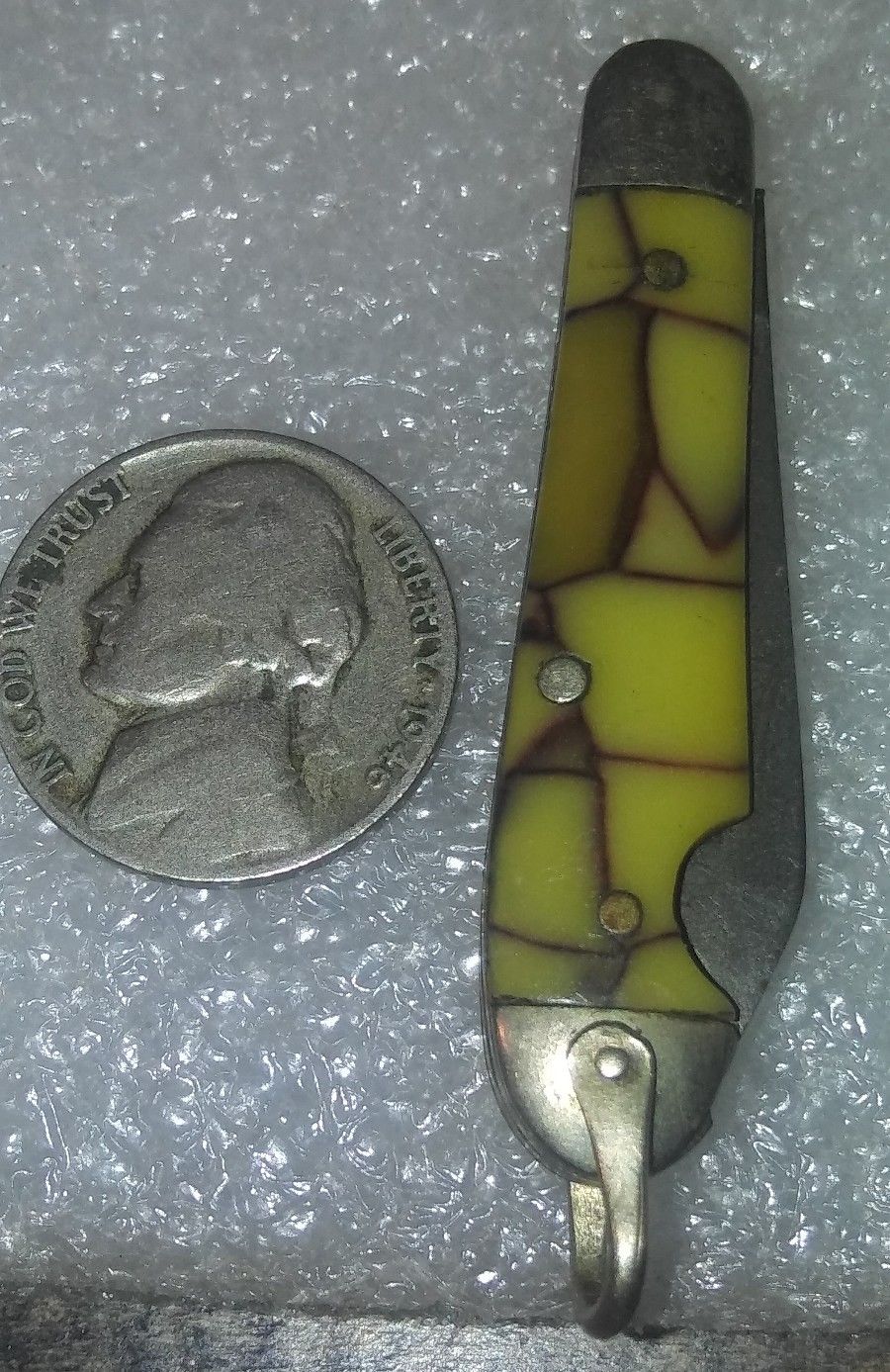 Ben's Vintage Knives.interesting watch fob pocket knife,RARE!