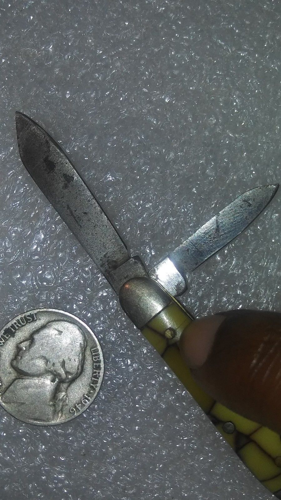 Ben's Vintage Knives.interesting watch fob pocket knife,RARE!