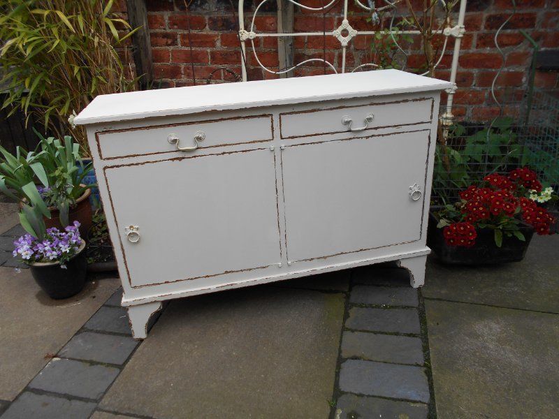 ANTIQUE  VICTORIAN  CUPBOARD / CABINET  SHABBY  CHIC