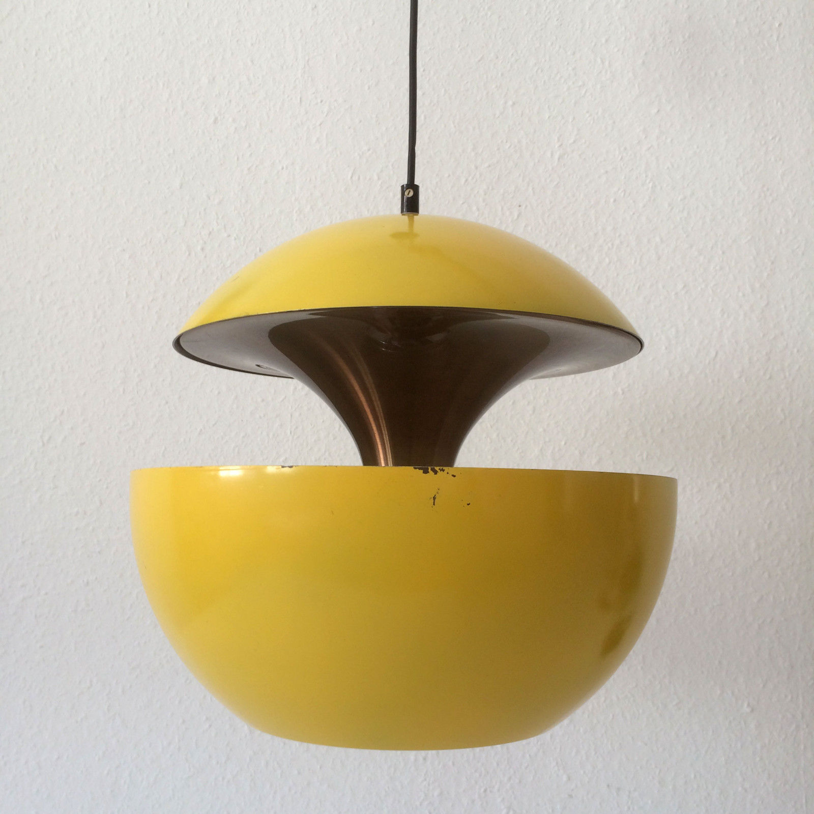 Mid Century PENDANT LAMP Hanging Light 'SPRINGFONTAINE' by BERTRAND BALAS, RAAK