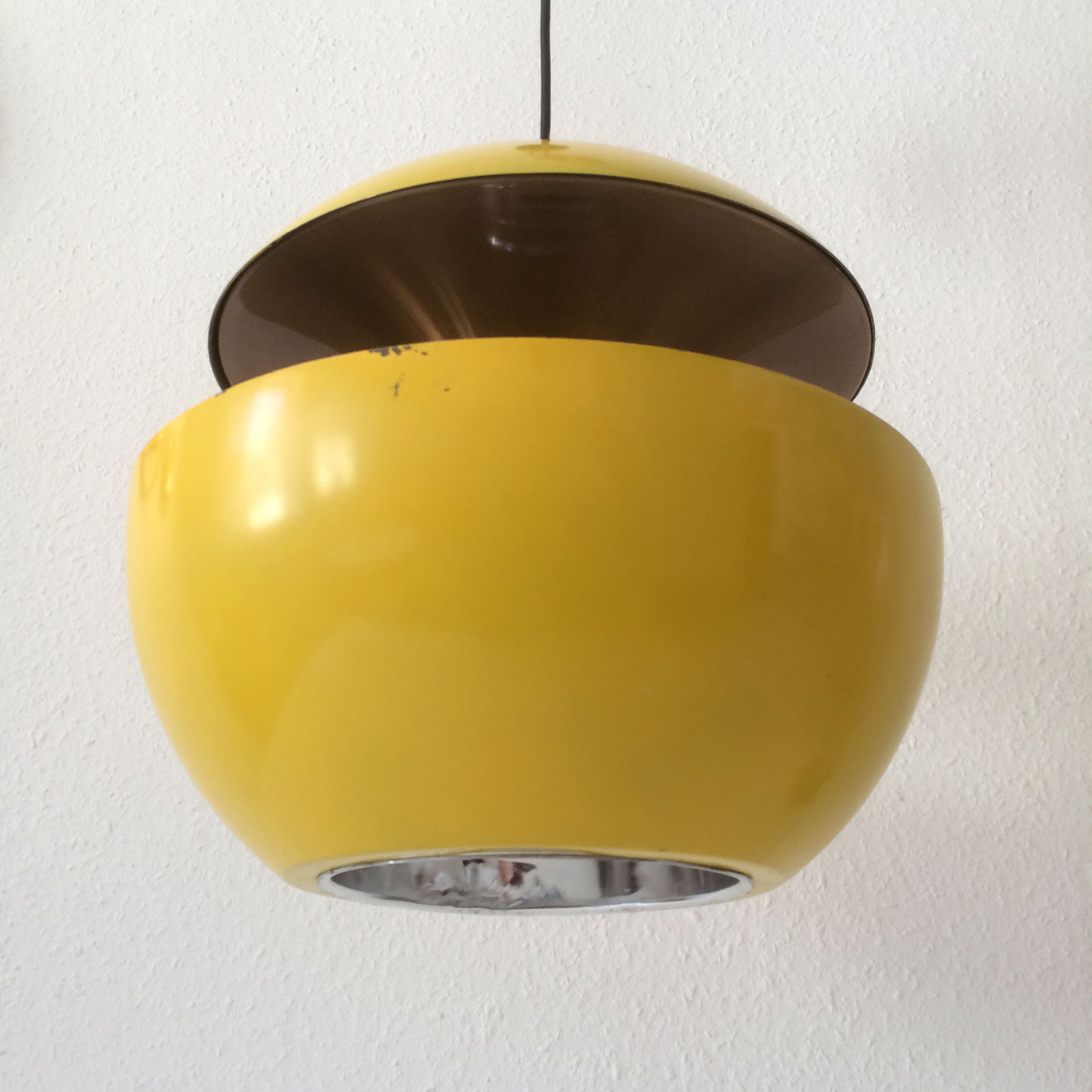 Mid Century PENDANT LAMP Hanging Light 'SPRINGFONTAINE' by BERTRAND BALAS, RAAK