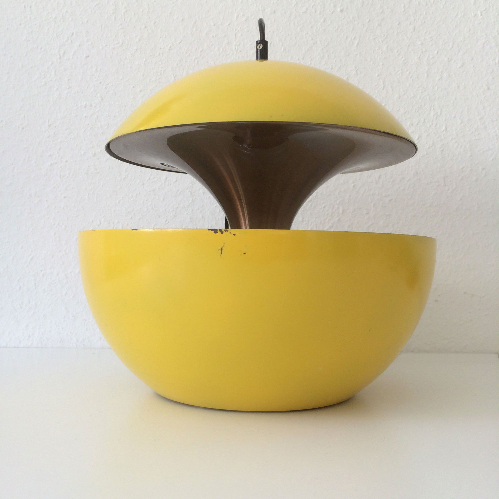 Mid Century PENDANT LAMP Hanging Light 'SPRINGFONTAINE' by BERTRAND BALAS, RAAK