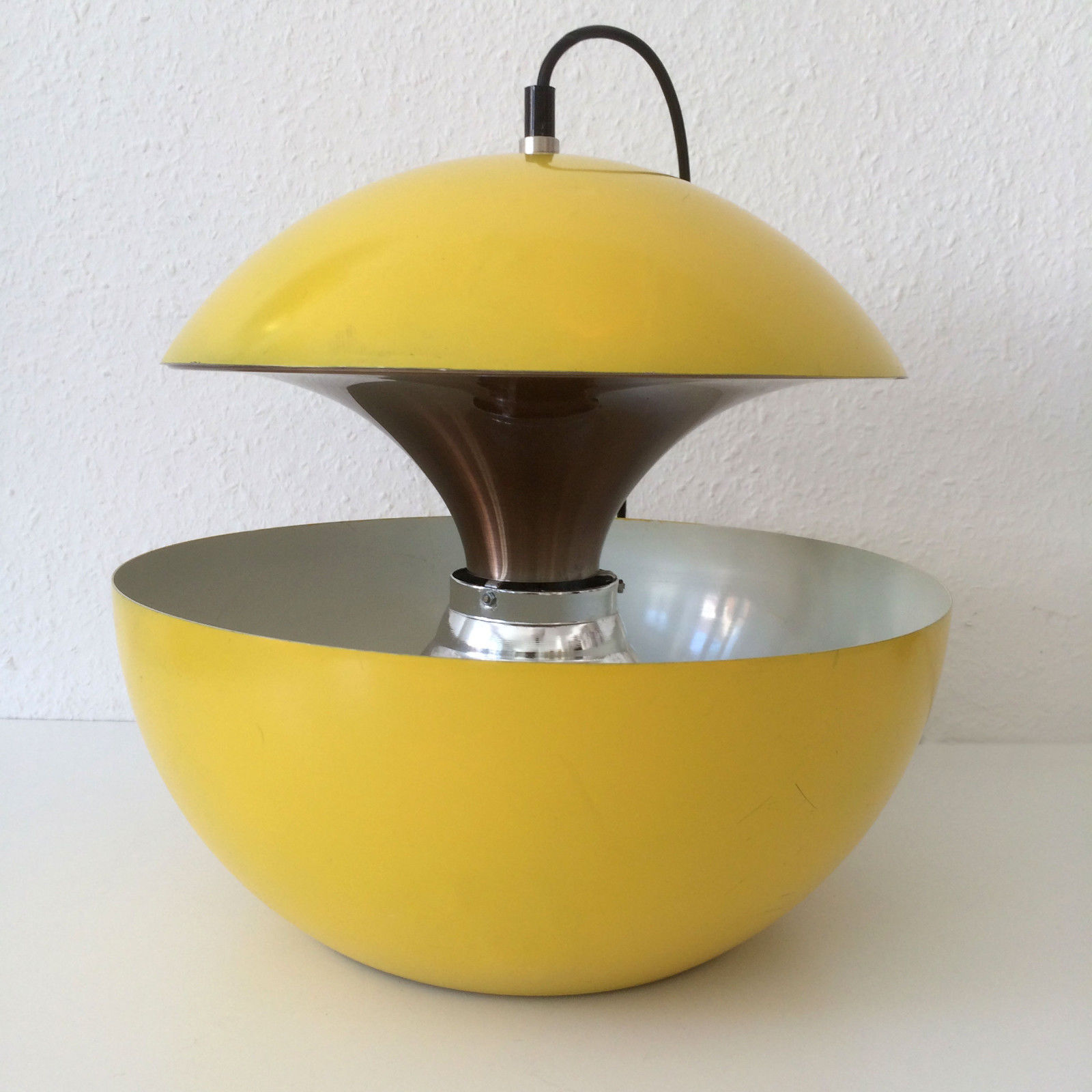 Mid Century PENDANT LAMP Hanging Light 'SPRINGFONTAINE' by BERTRAND BALAS, RAAK