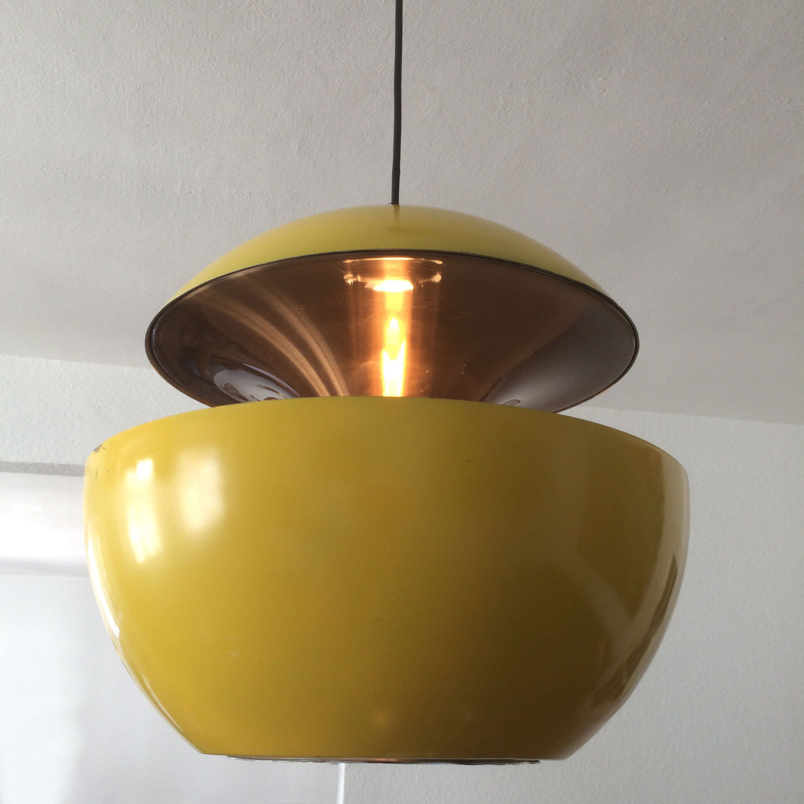 Mid Century PENDANT LAMP Hanging Light 'SPRINGFONTAINE' by BERTRAND BALAS, RAAK