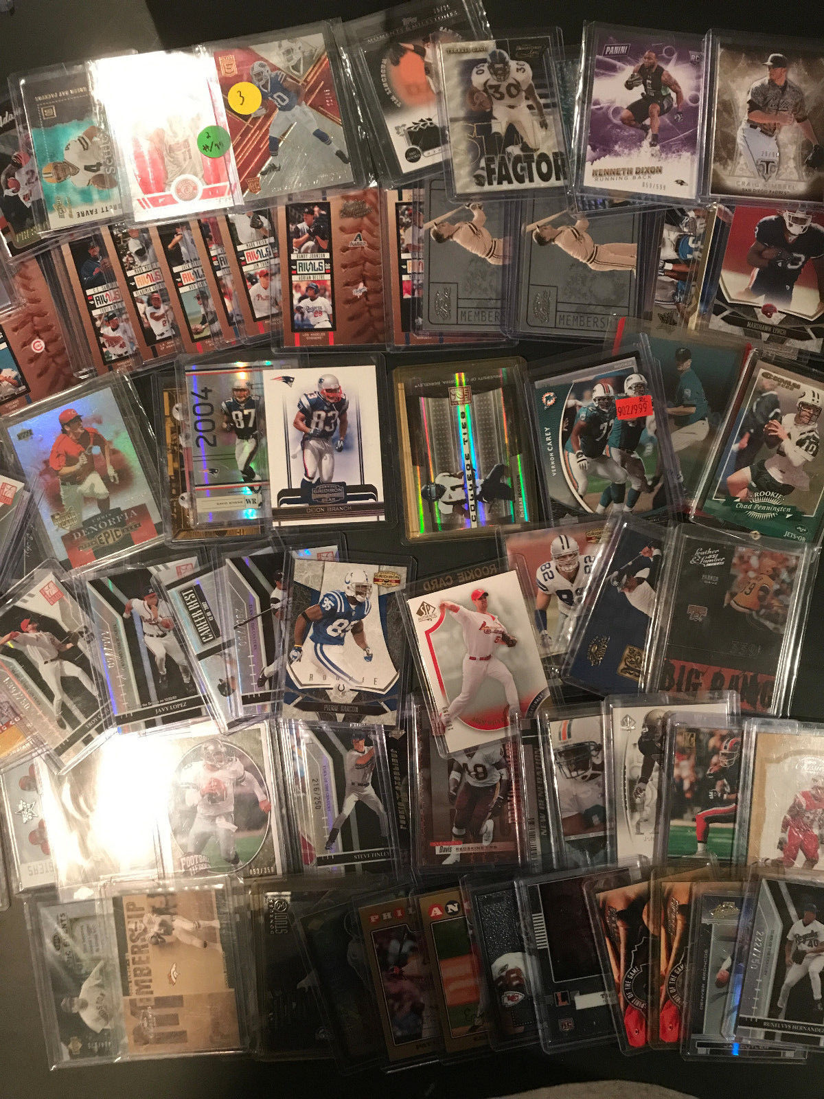 Huge Lot 1,100+ ALL NUMBERED #ed Card Collection NBA NFL MLB Stars RC Insert!