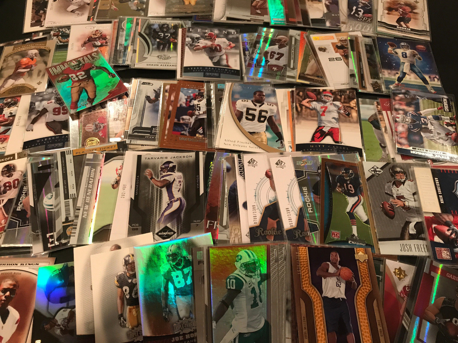 Huge Lot 1,100+ ALL NUMBERED #ed Card Collection NBA NFL MLB Stars RC Insert!