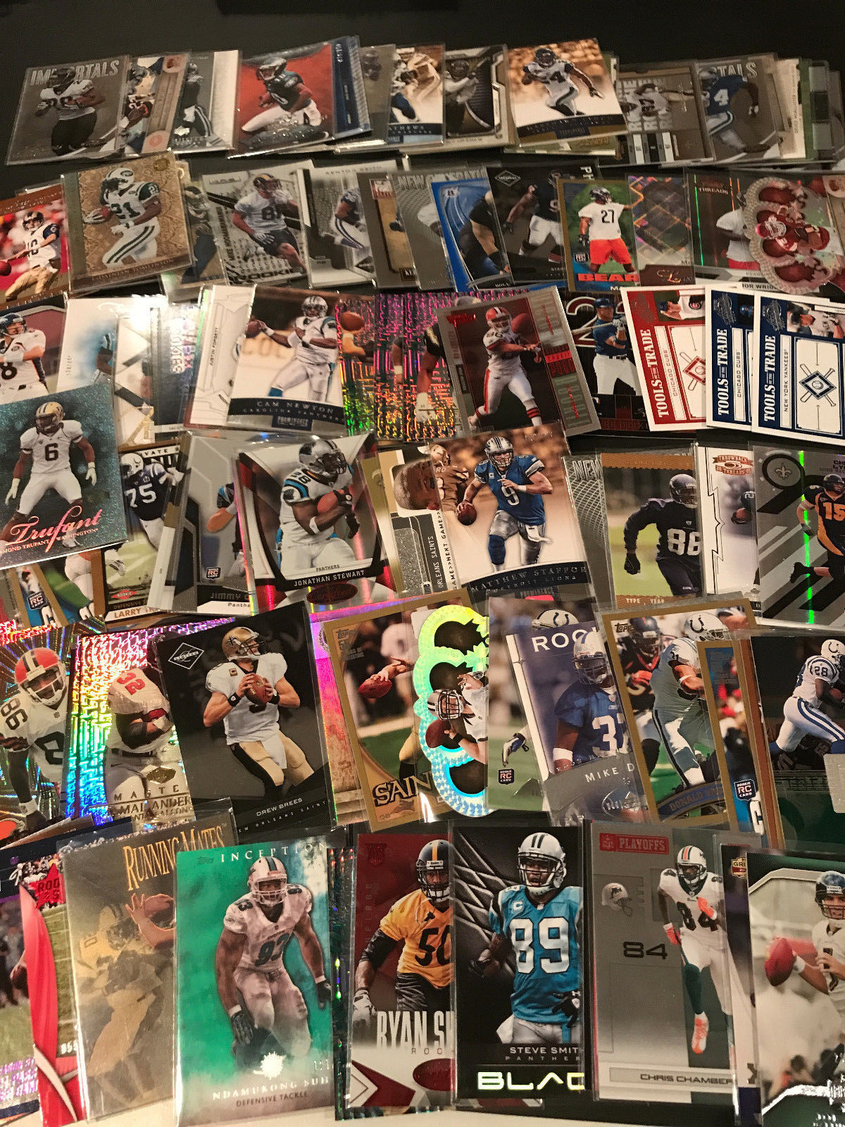 Huge Lot 1,100+ ALL NUMBERED #ed Card Collection NBA NFL MLB Stars RC Insert!