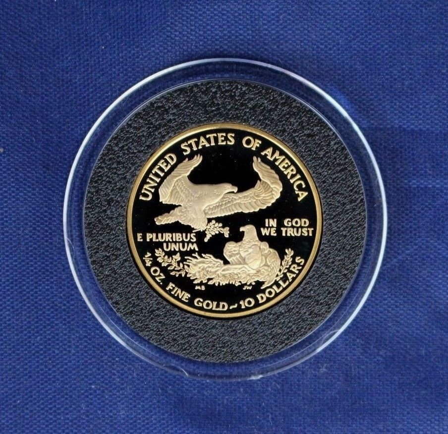 2005 United States 1/4oz Gold Proof $10 Eagle coin in Capsule   (E6/3)