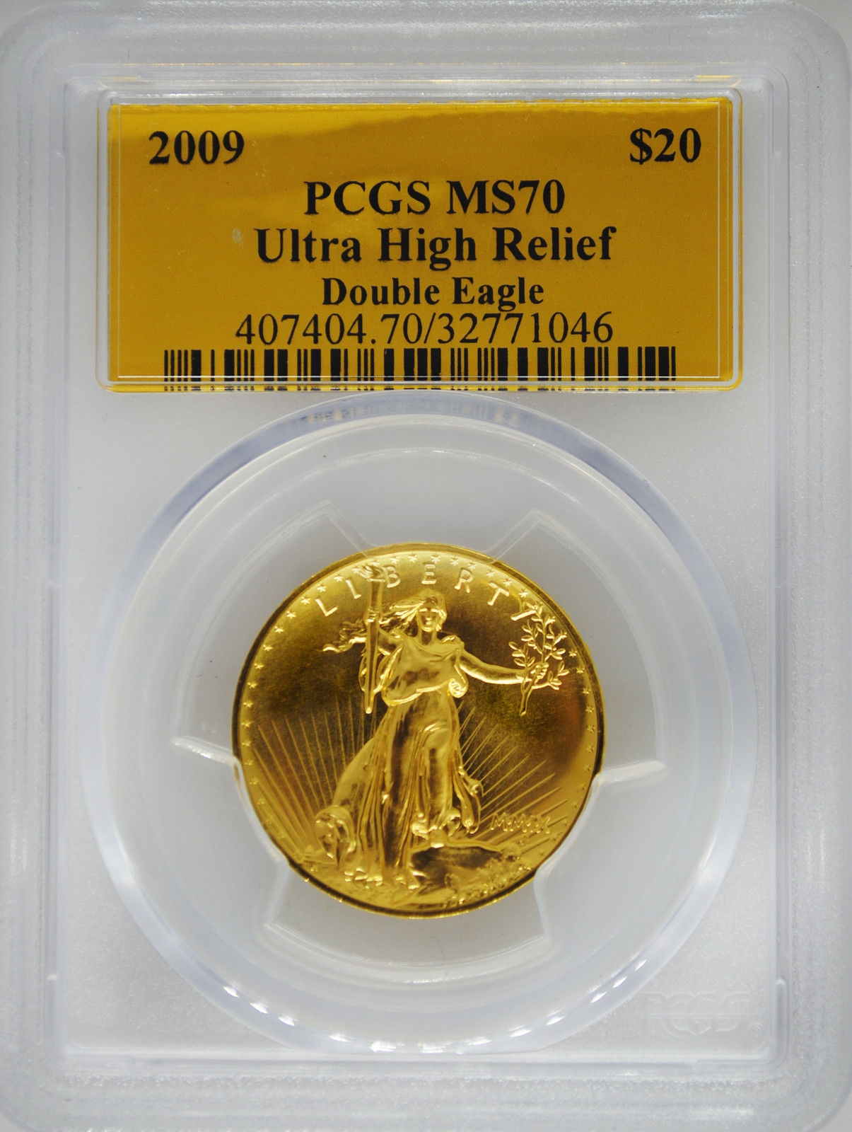 2009 PCGS MS70 Ultra High Relief Double Eagle