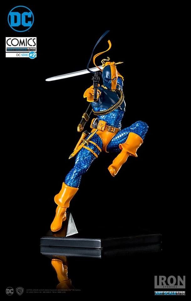 IRON STUDIOS DC Comics Deathstroke Ivan Reis Art Scale Statue 1:10 '' NIB '' -EU