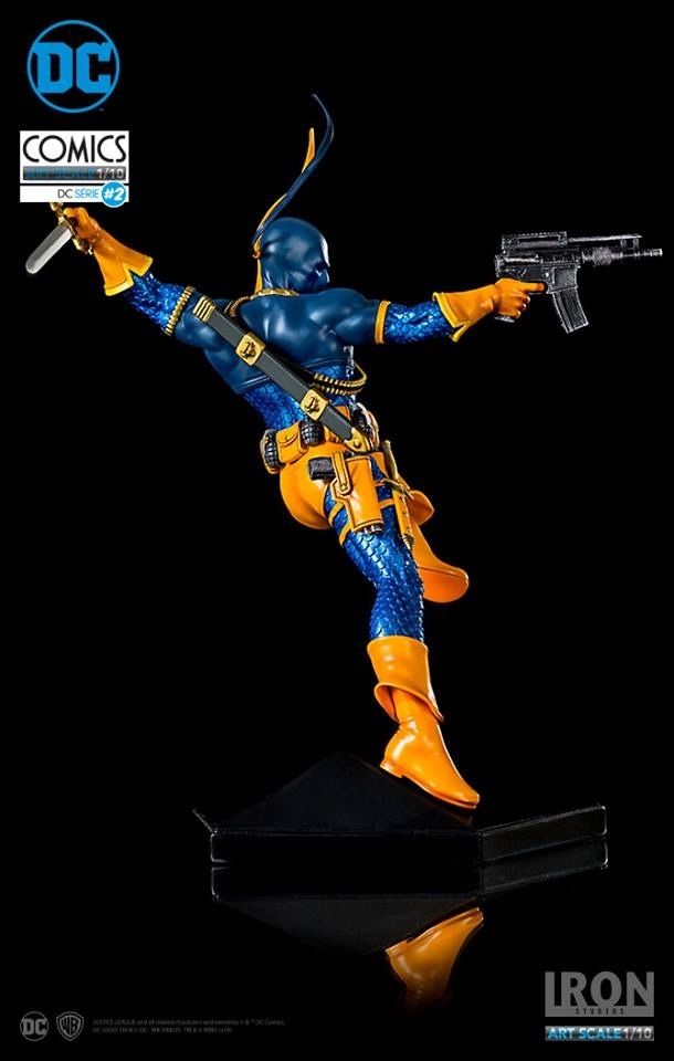 IRON STUDIOS DC Comics Deathstroke Ivan Reis Art Scale Statue 1:10 '' NIB '' -EU