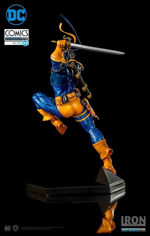 IRON STUDIOS DC Comics Deathstroke Ivan Reis Art Scale Statue 1:10 '' NIB '' -EU