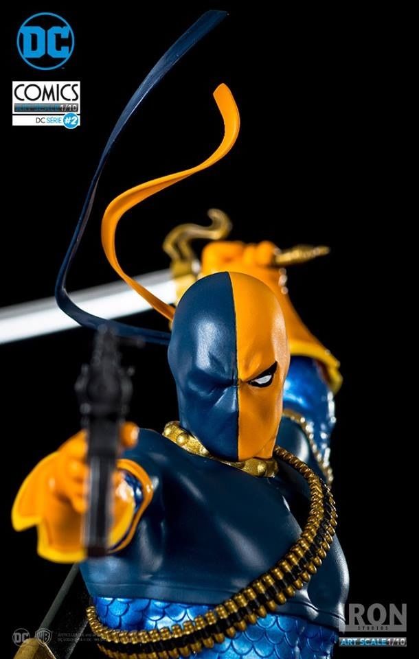 IRON STUDIOS DC Comics Deathstroke Ivan Reis Art Scale Statue 1:10 '' NIB '' -EU