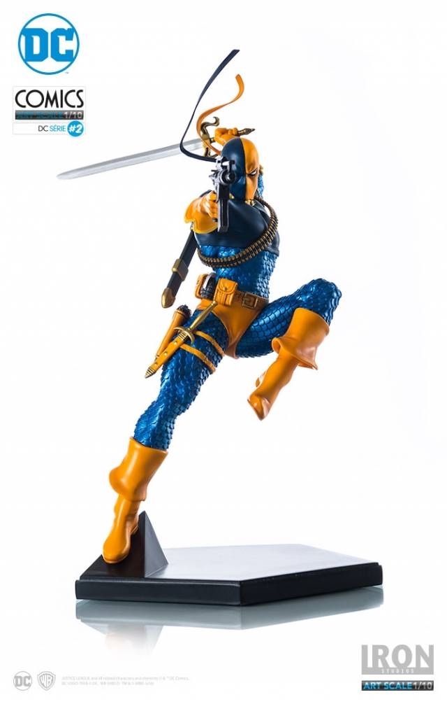 IRON STUDIOS DC Comics Deathstroke Ivan Reis Art Scale Statue 1:10 '' NIB '' -EU