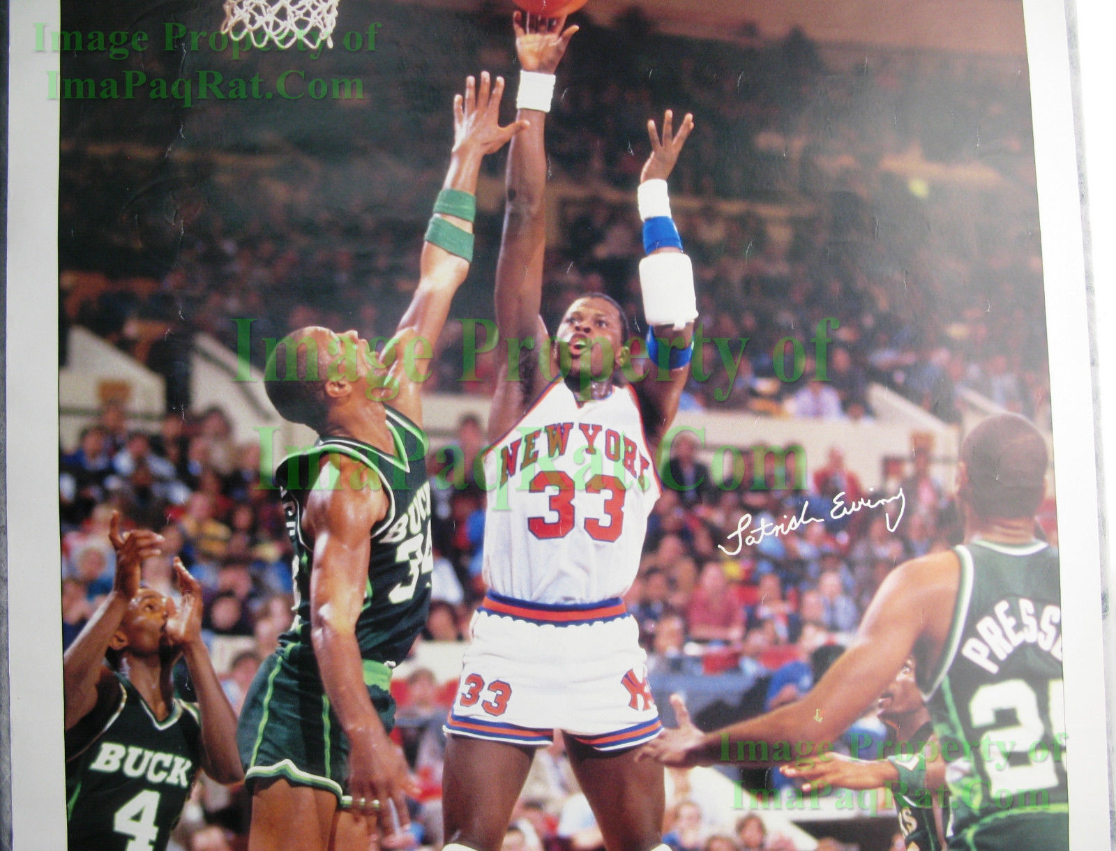 Vintage Original Patrick Ewing Poster - Sports Illustrated #4403 New York Knicks