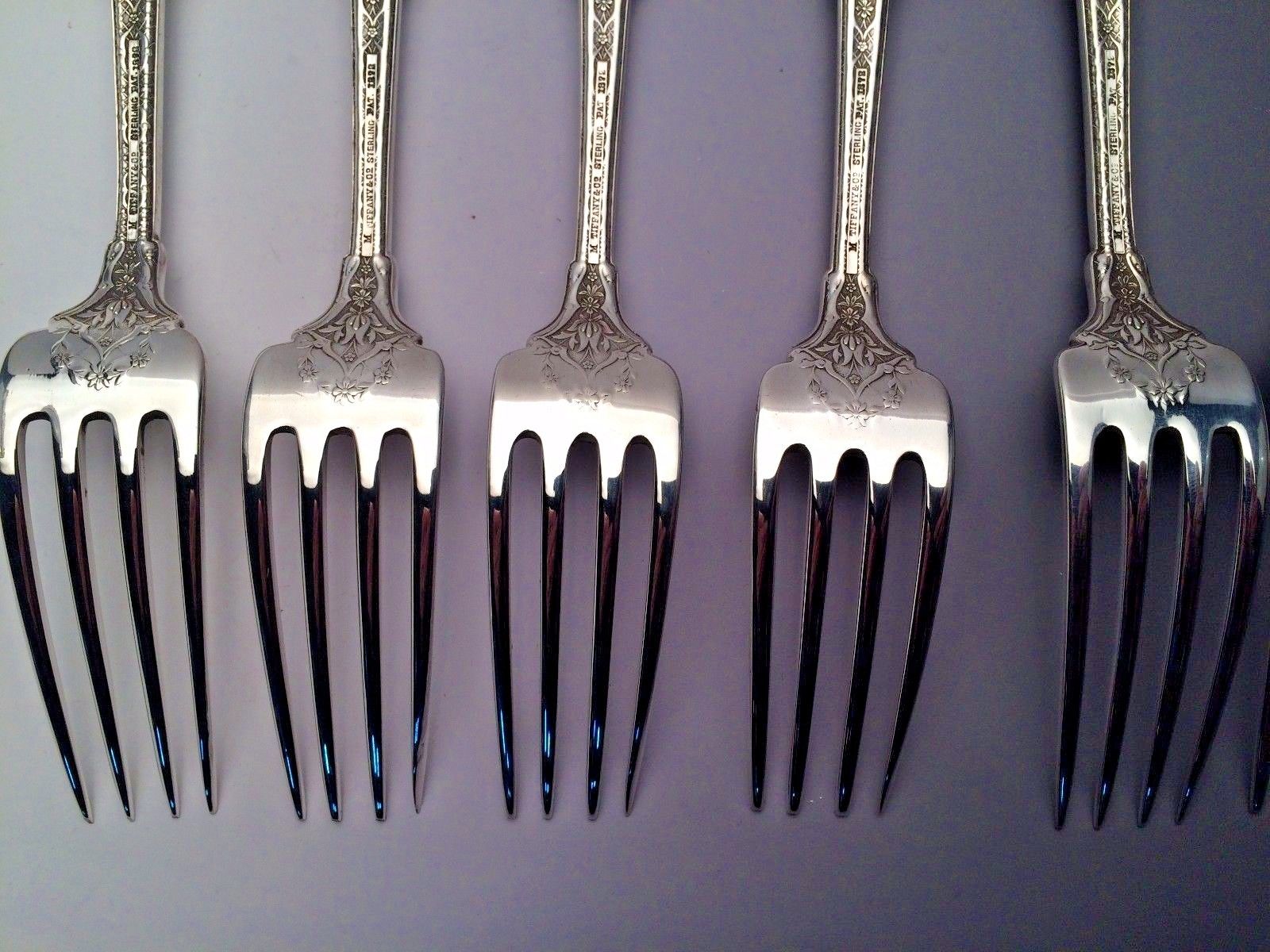 Persian by Tiffany & Co. Sterling Silver group of 6 Dinner Forks