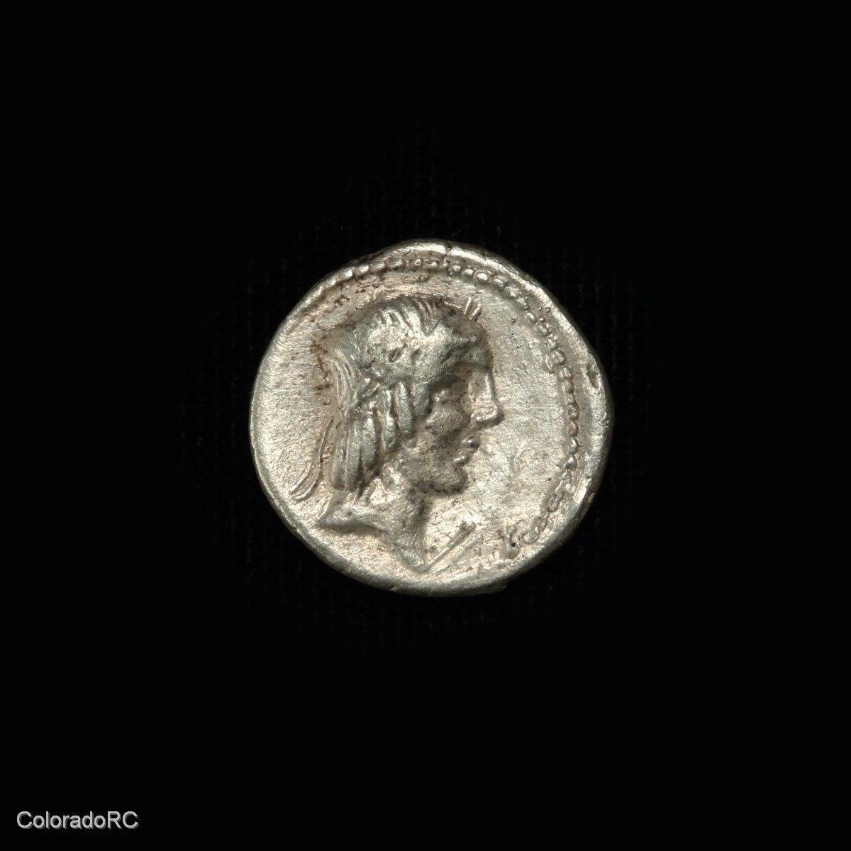 Roman Republic Silver Denarius Coin 90 BC