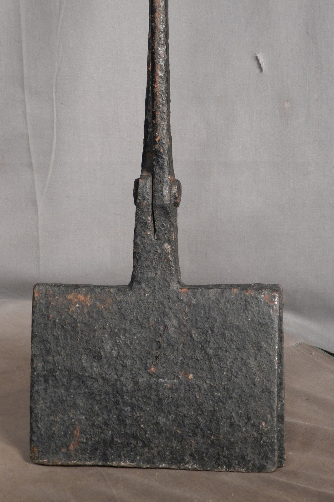 Antique Wrought Iron Waffle Wafer Press Early American FANCY Sign W&D Blacksmith