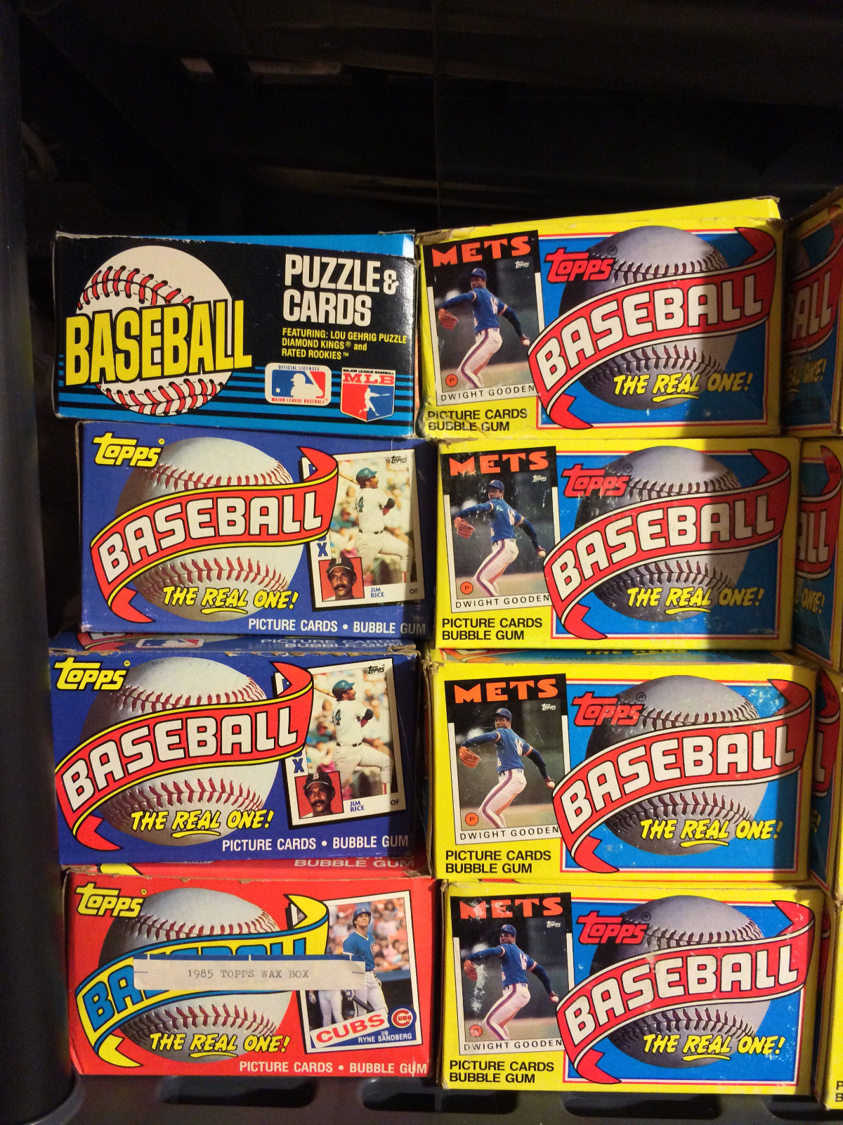 Old Baseball Cards - Unopened Packs fr Wax Box.  Huge Vintage 100 Card Lot