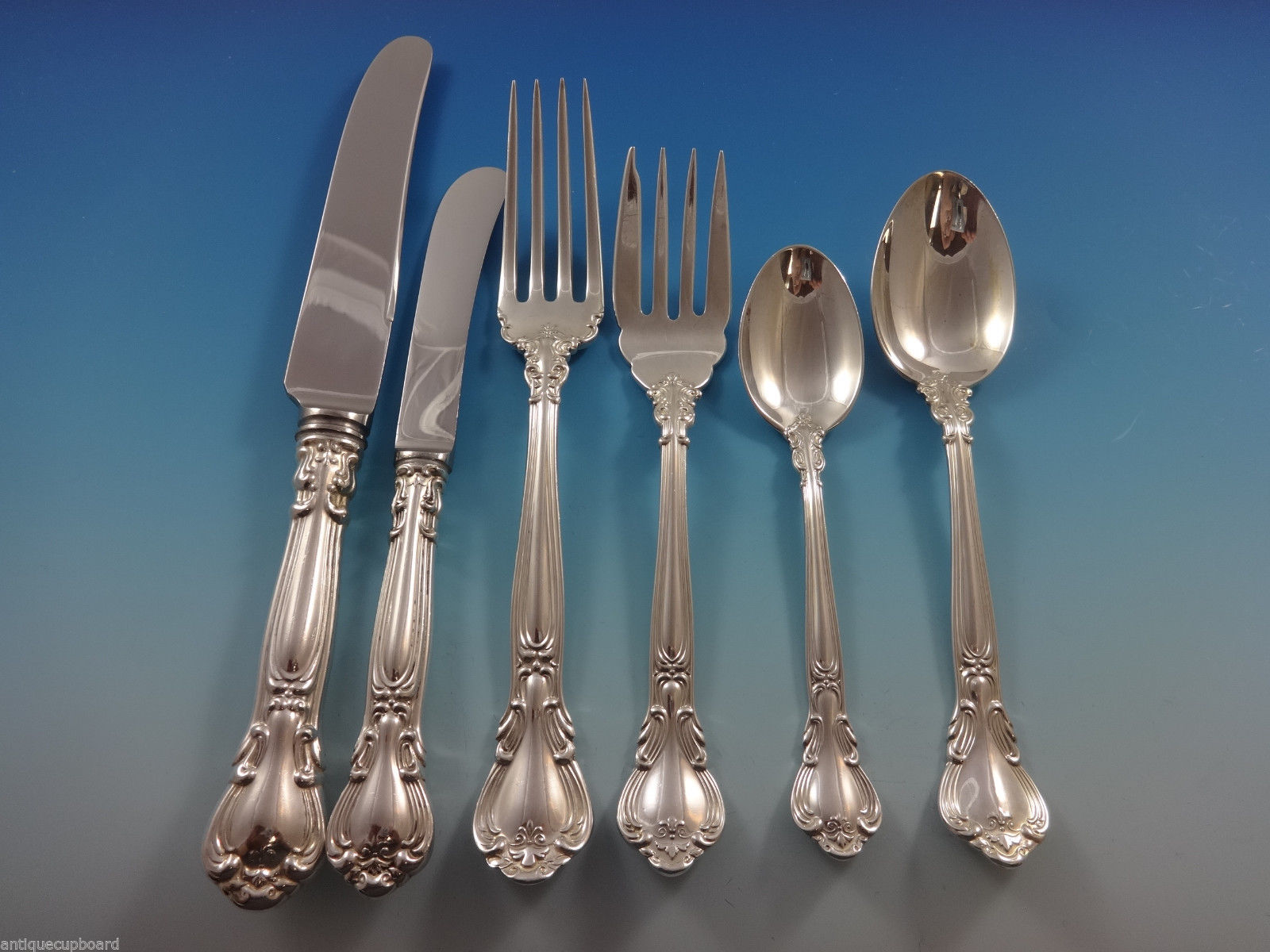 Chantilly by Birks Sterling Silver Flatware Set Service 40 Pieces Canada