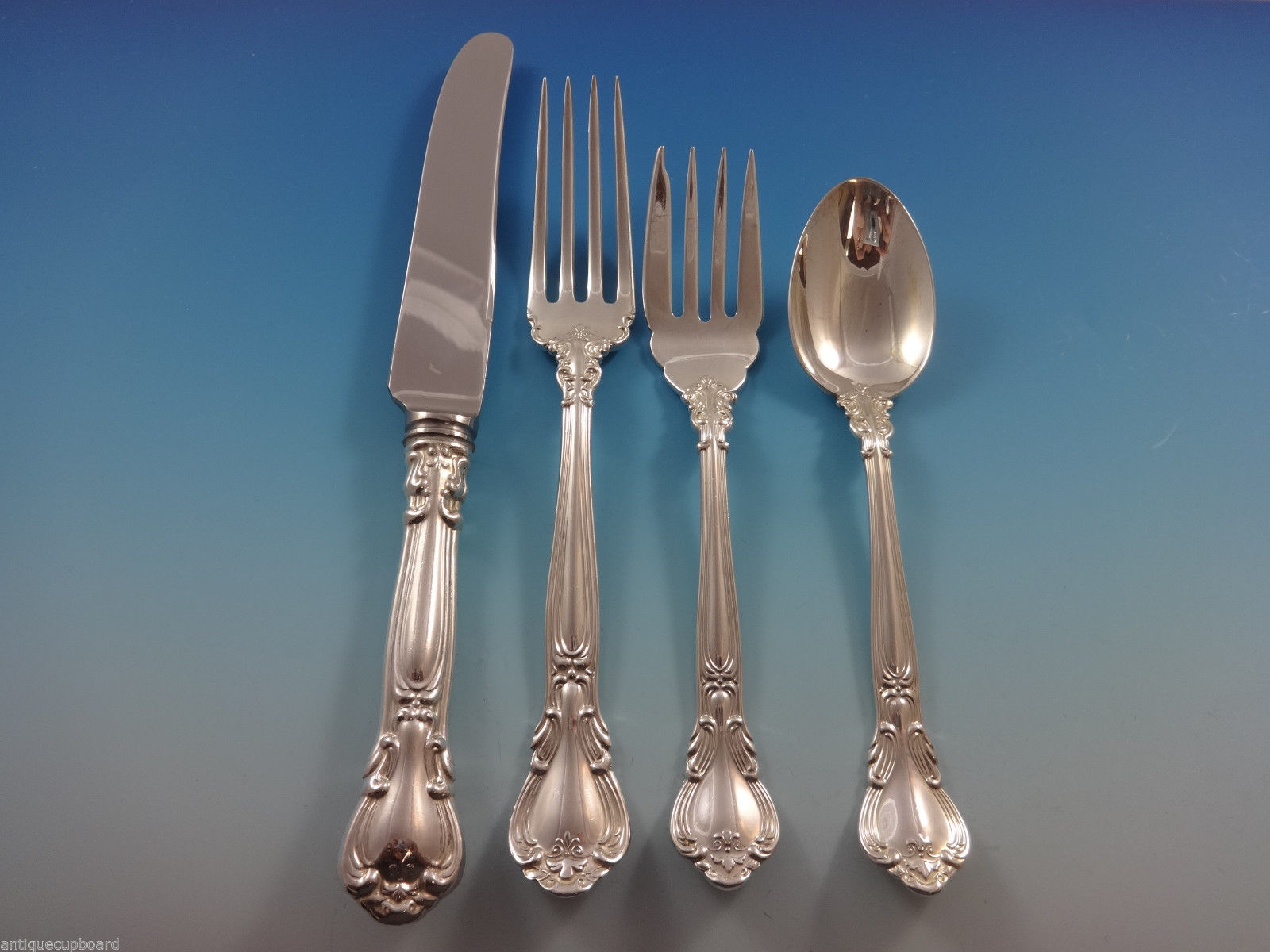 Chantilly by Birks Sterling Silver Flatware Set Service 40 Pieces Canada