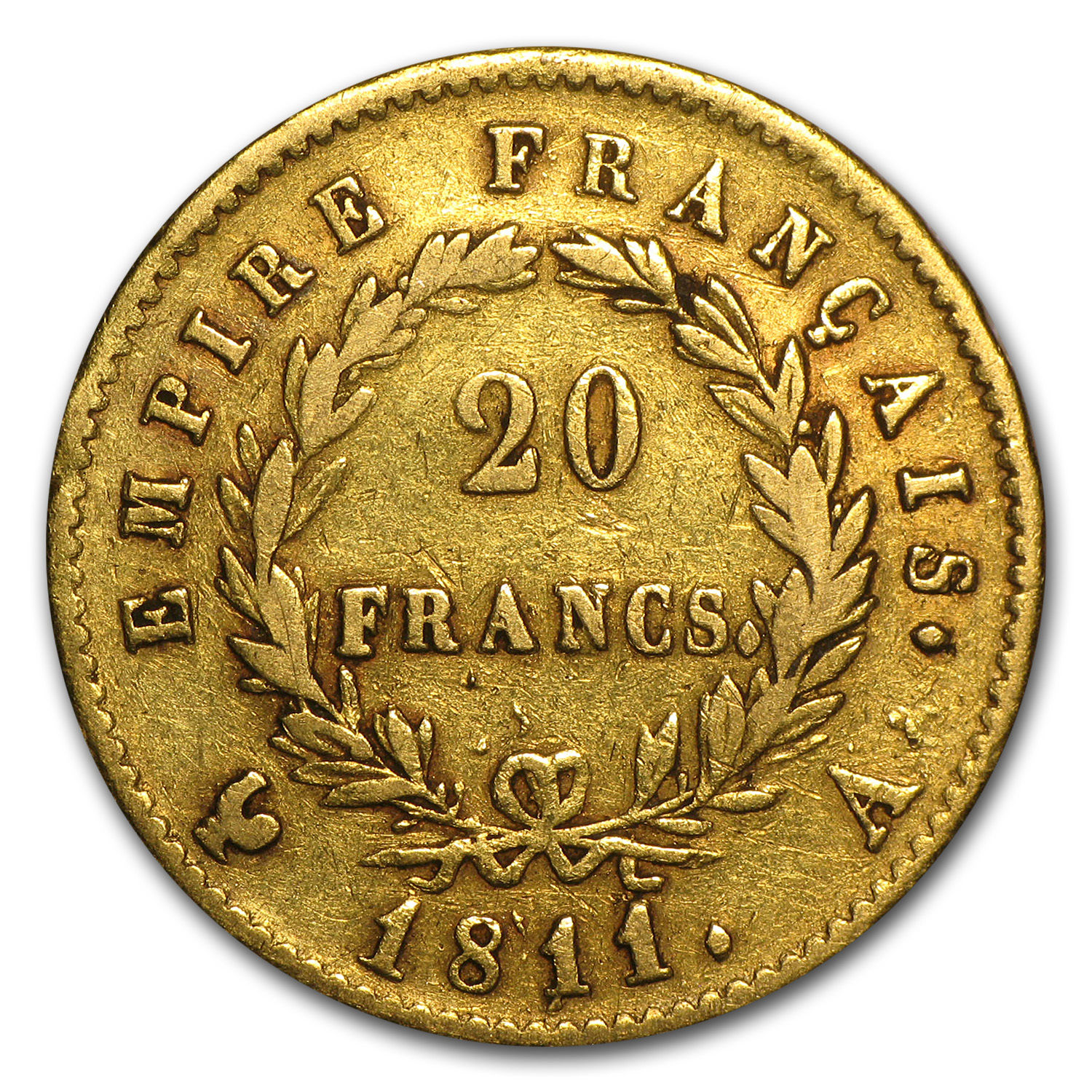 1807-1813 France Gold 20 Francs Napoleon I Avg Circ - SKU #33965