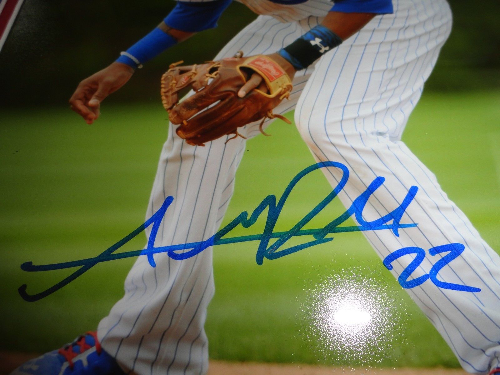 Addison Russell Signed Chicago Cubs Framed Autograph 8X10 Photo PSA/DNA COA