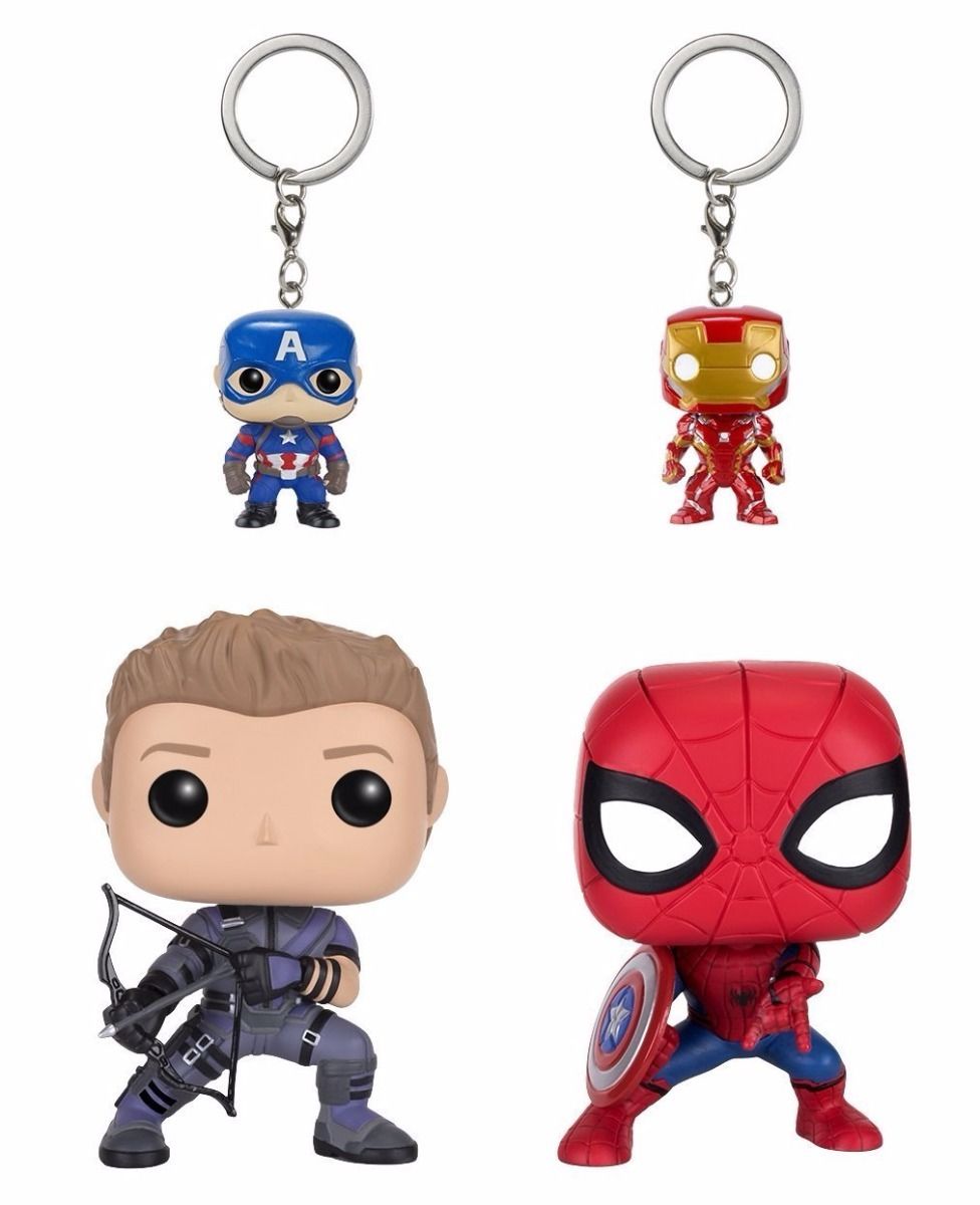 Funko POP! Marvel Captain America Civil War 4 Pack Vinyl Action Figure