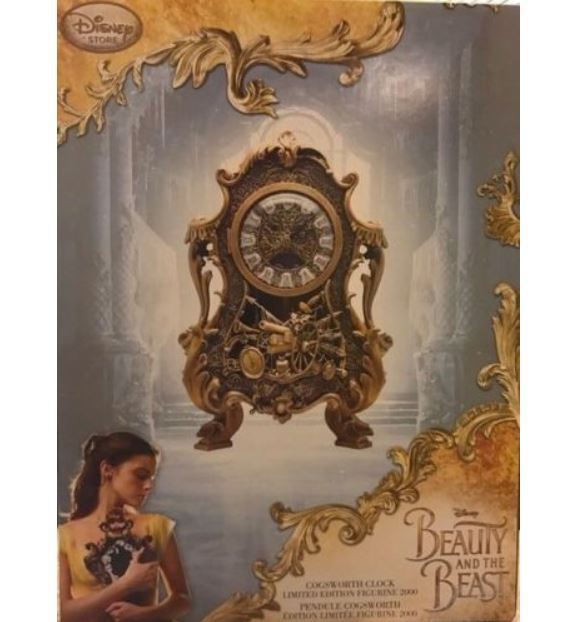 Disney's Beauty and the Beast COGSWORTH CLOCK ~ Limited Edition of Only 2000 ~