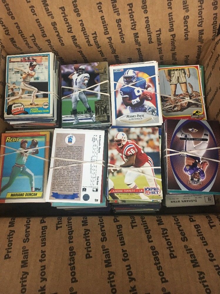 Medium Flat Rate Box Of Sports Cards