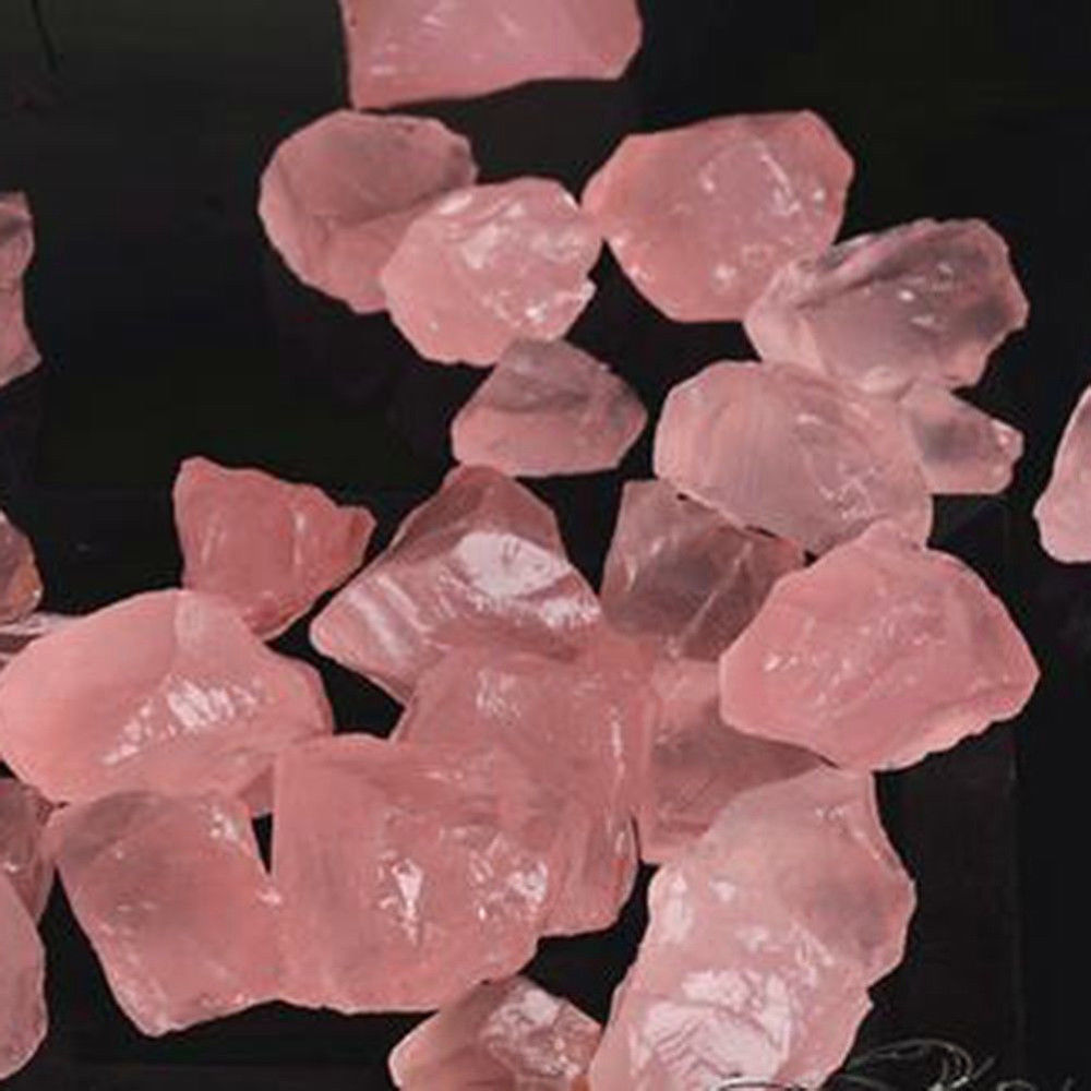 One Natural Pink Quartz Crystal Stone Rock Mineral Specimen Healing Collectible