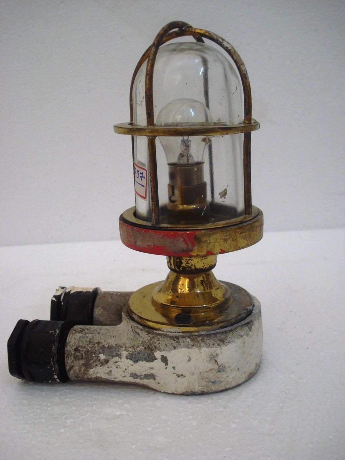 Vintage SHIP'S Marine  Brass Passage Light / Lamp - SHIP'S 100% ORIGINAL (37)