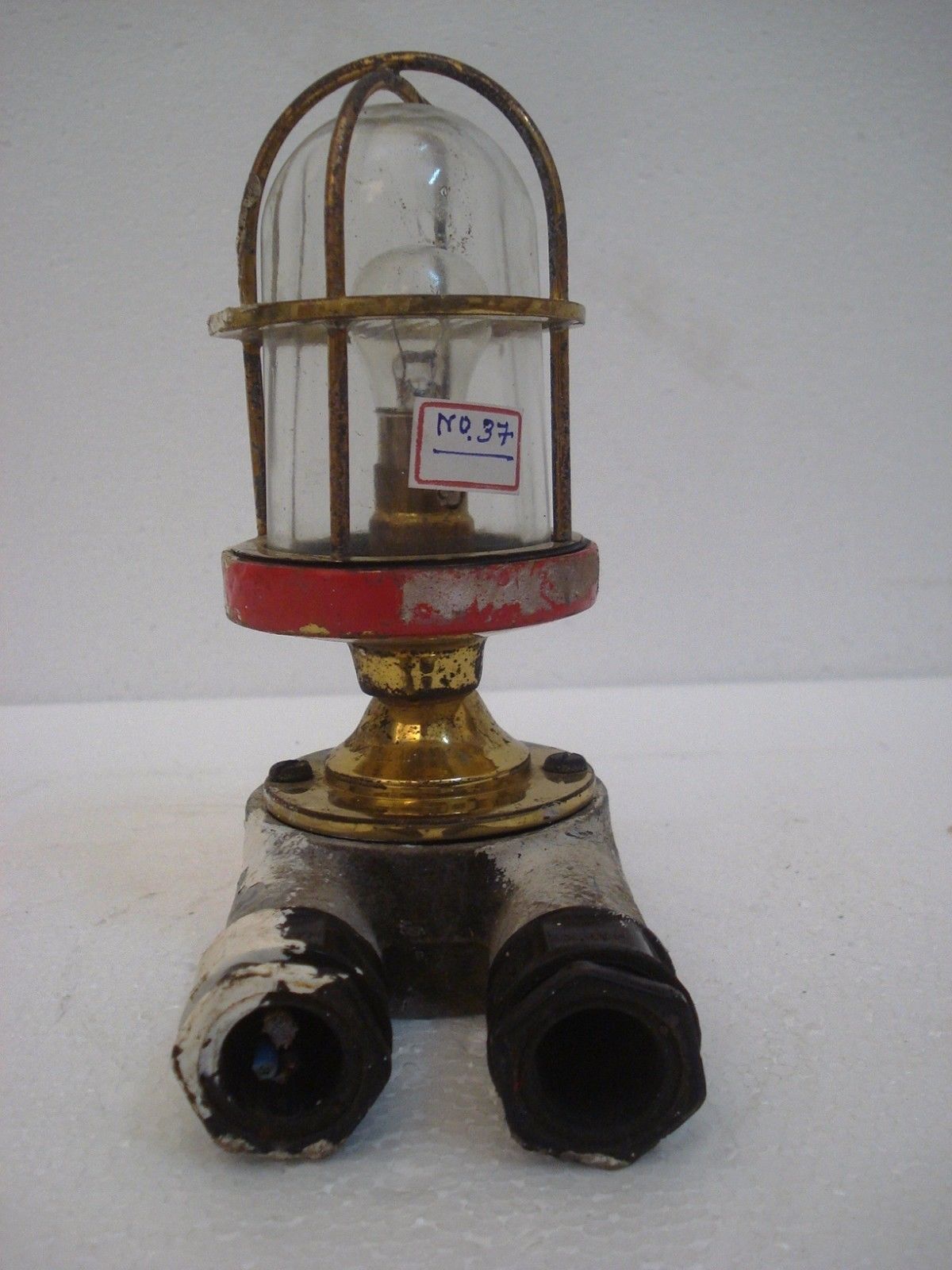 Vintage SHIP'S Marine  Brass Passage Light / Lamp - SHIP'S 100% ORIGINAL (37)