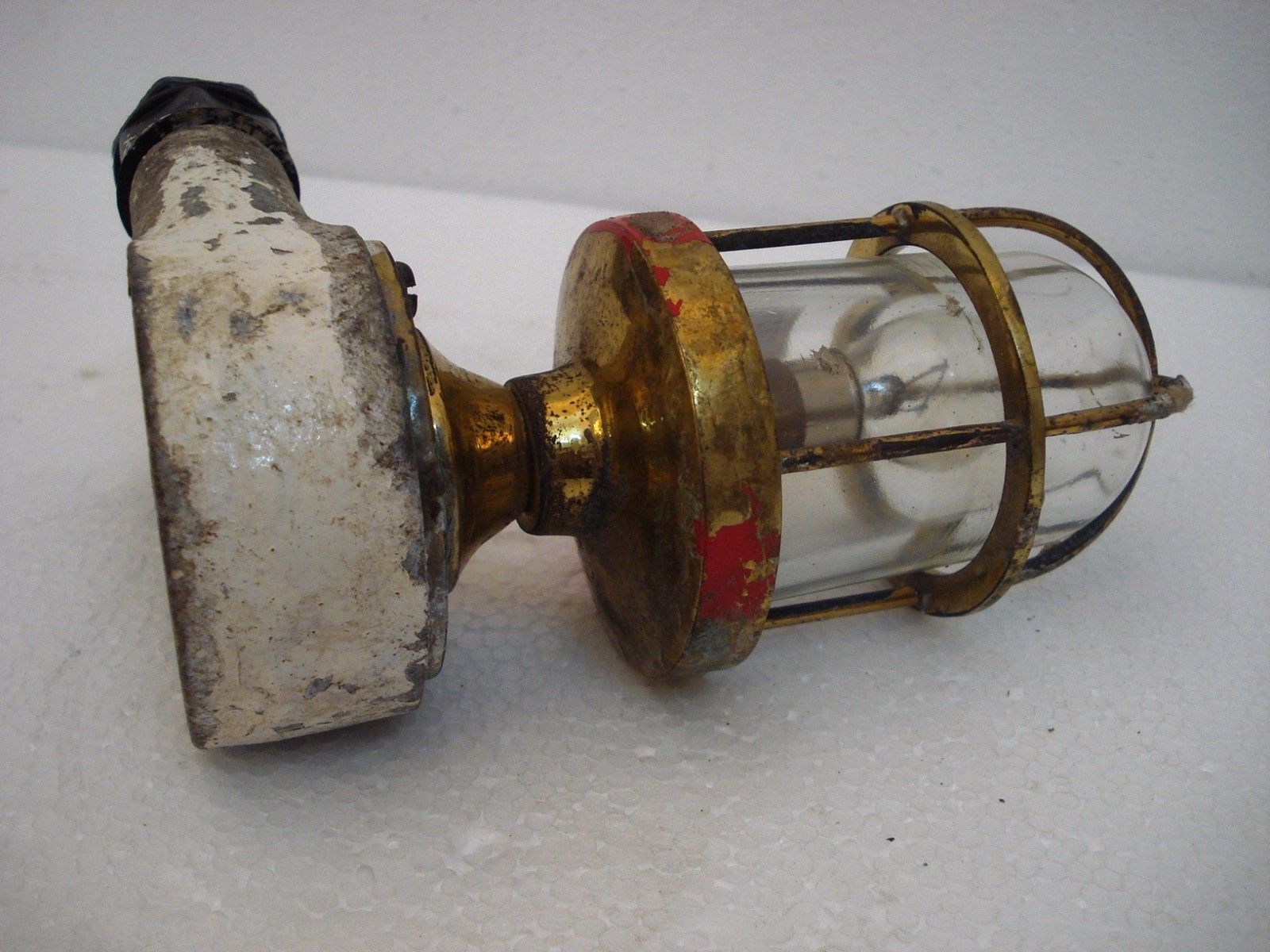 Vintage SHIP'S Marine  Brass Passage Light / Lamp - SHIP'S 100% ORIGINAL (37)