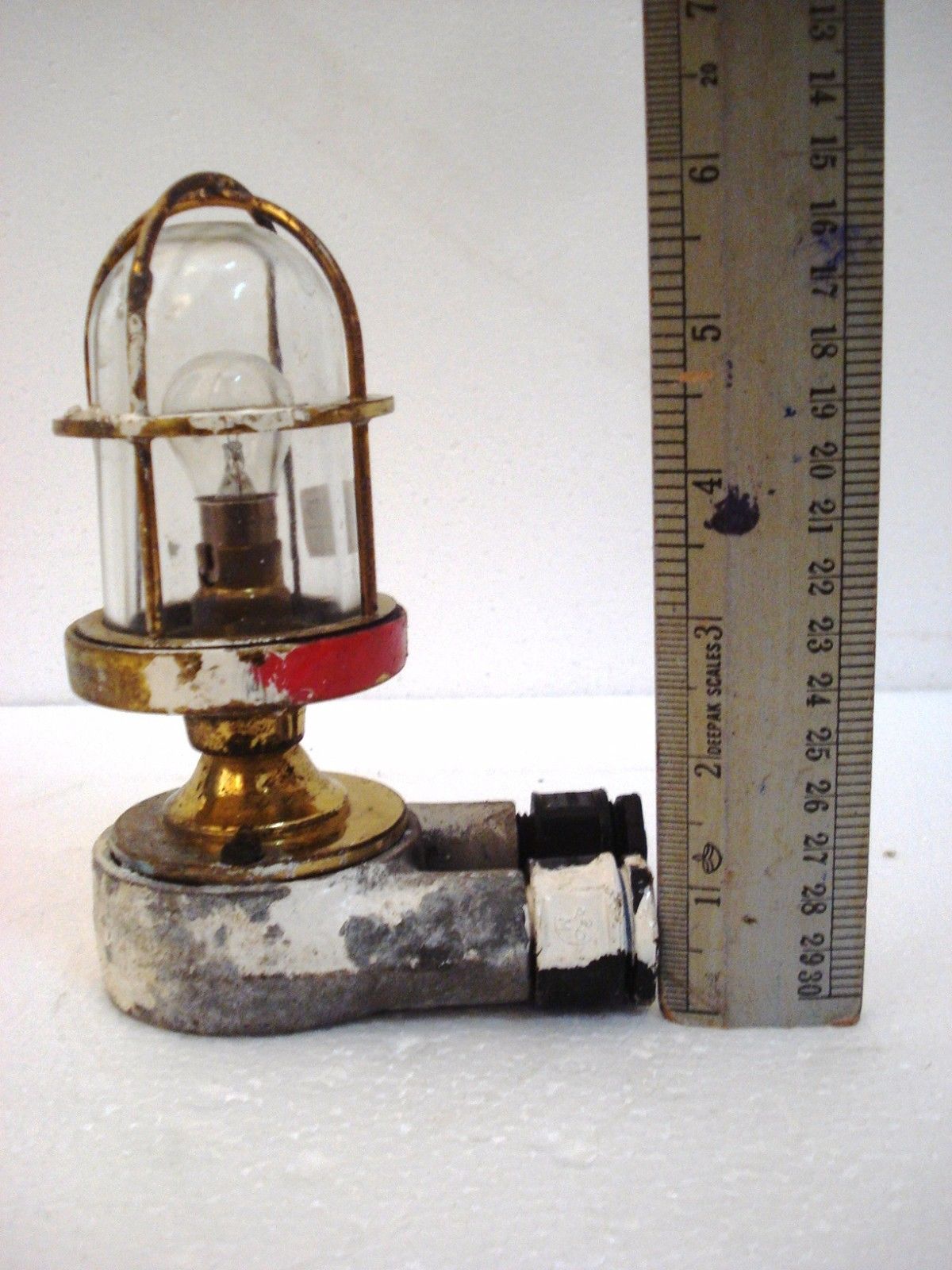 Vintage SHIP'S Marine  Brass Passage Light / Lamp - SHIP'S 100% ORIGINAL (37)