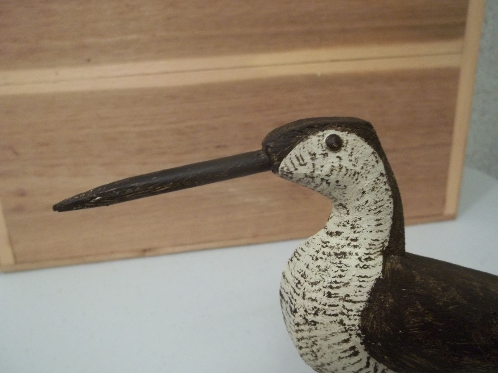 Hand Carved Gunning Style Yellowlegs Shorebird Decoy