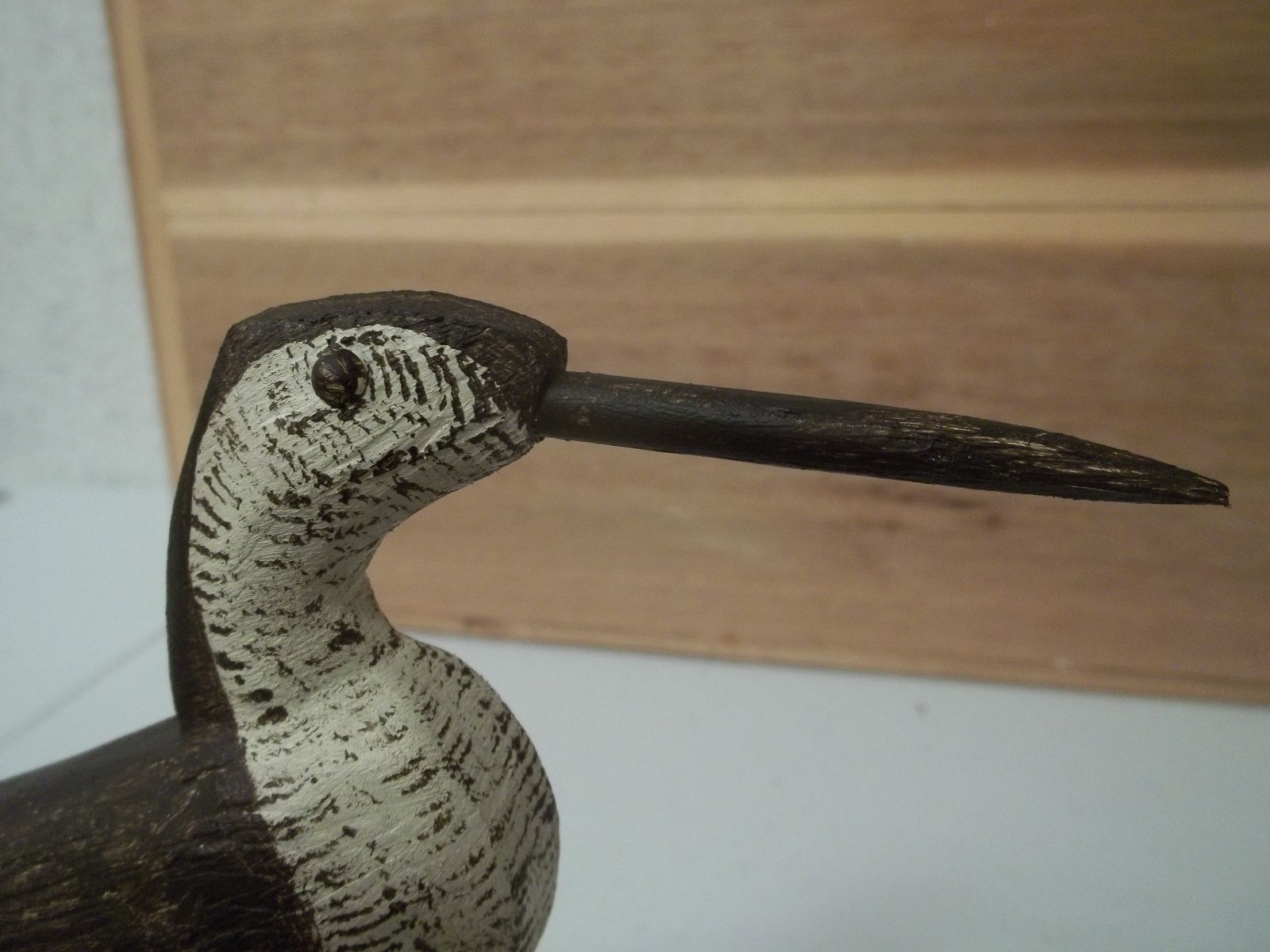 Hand Carved Gunning Style Yellowlegs Shorebird Decoy