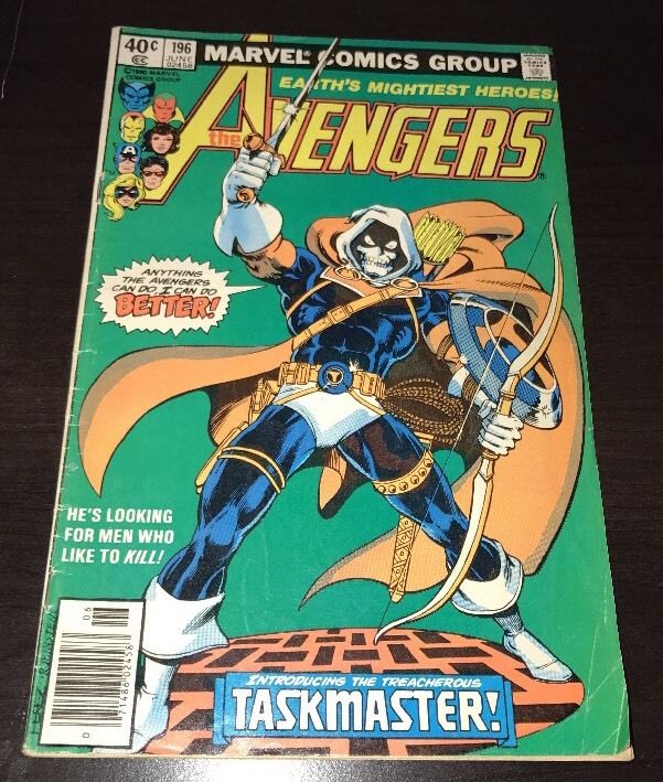 Avengers #196 VG/FN 1st Taskmaster Newsstand Marvel Bronze Age KEY Comic