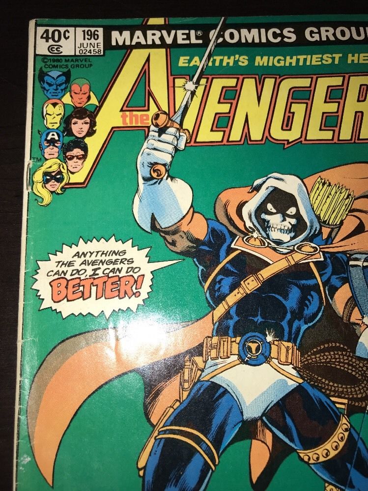 Avengers #196 VG/FN 1st Taskmaster Newsstand Marvel Bronze Age KEY Comic