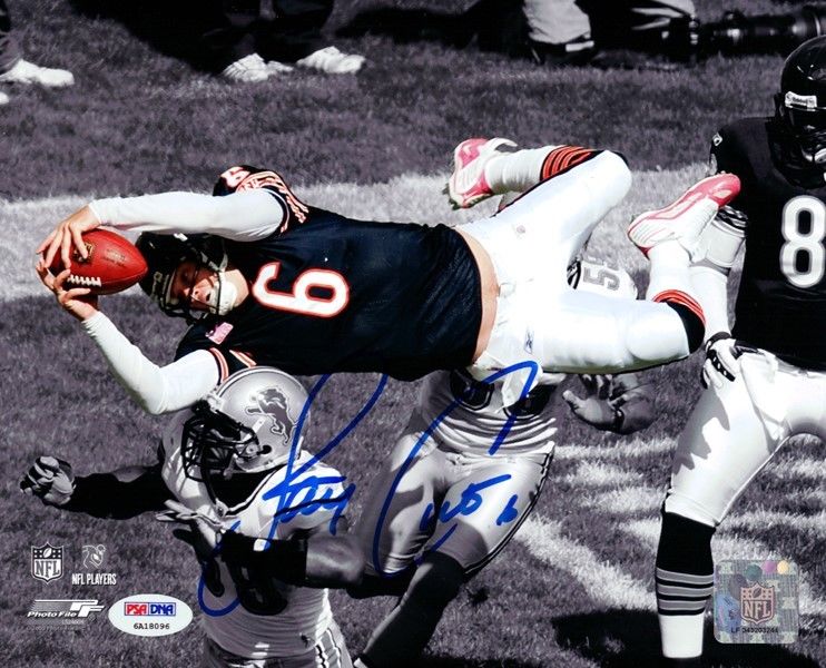 JAY CUTLER AUTHENTIC AUTOGRAPHED SIGNED 8X10 PHOTO CHICAGO BEARS PSA/DNA