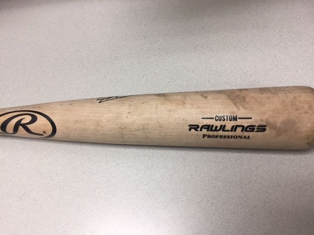 Vladimir Guerrero Jr Hand Signed Autographed GAME USED BAT Rawlings