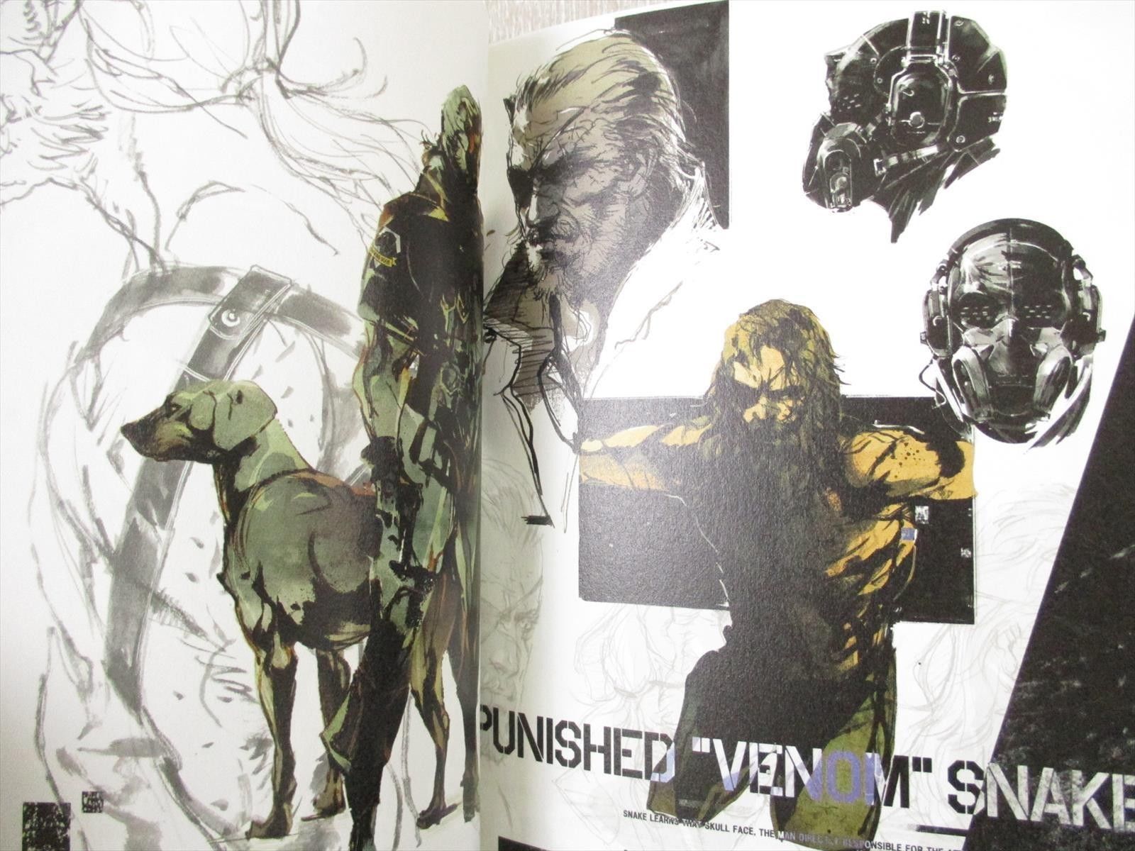 METAL GEAR SOLID 5 Phantom Pain Art Illustration Book Booklet Ltd