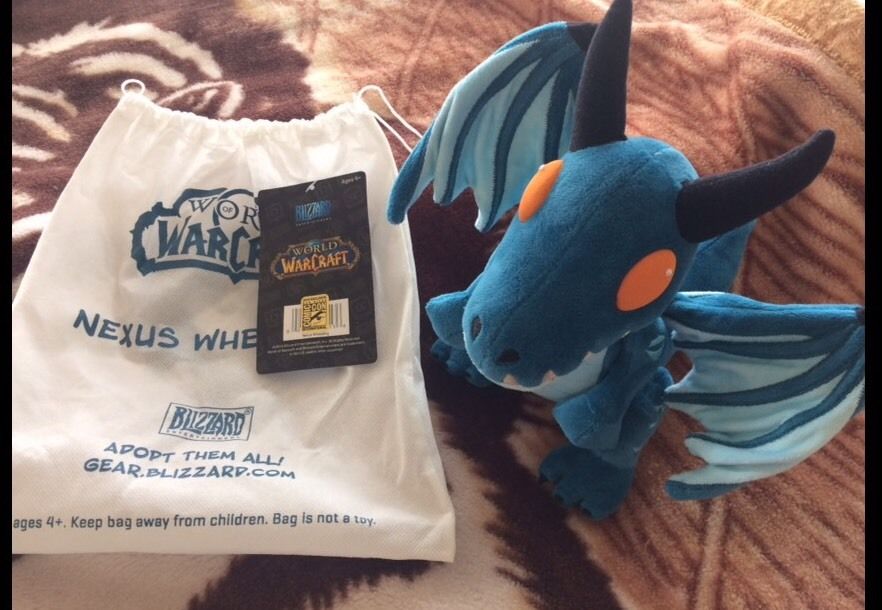 SDCC 2015 Blizzard Nexus Whelpling Plush